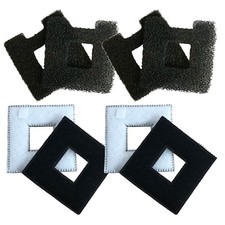 4 x Compatible Fluval Chi Filter Cartridges and 4 x Foam Pads Fish Tank Aquarium