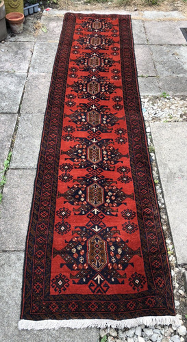 Afghan rug antique - rug,