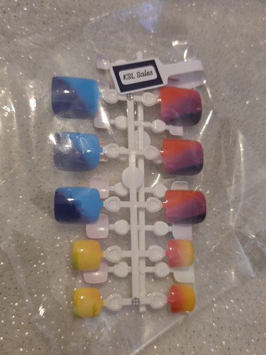 False nails toes - nails,