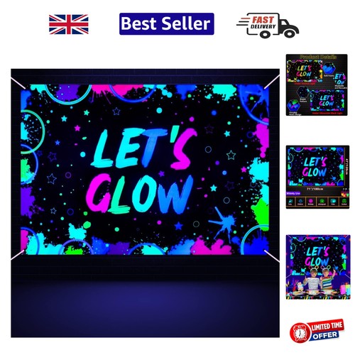 Colorful glow birthday - colorful,