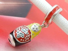 Authentic Pandora Matryoshka Russian Nesting Doll Dangle Charm 797834ENMX