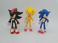 Sonic the Hedgehog Jakks 2022 Figures- GC- Sonic, Yellow Sonic, Shadow