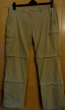 Peter Storm Ladies beige Lightweight Walking or shorts cropped Trousers, Size 16