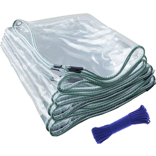 Clear tarpaulin 35mm heavy - tarpaulin,