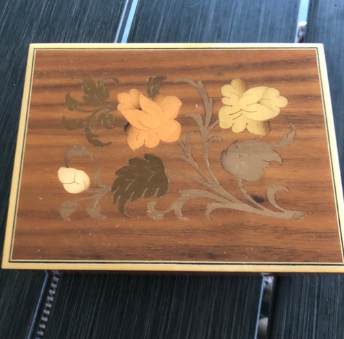 Vintage jewelry music box - vintage,