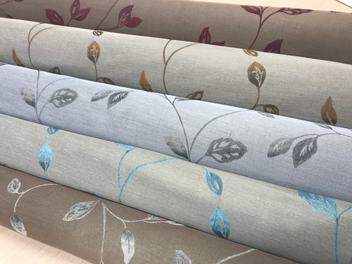 Faux linen curtain fabric two - curtain,