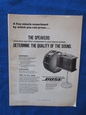 Bose 901 Speakers "Hear The