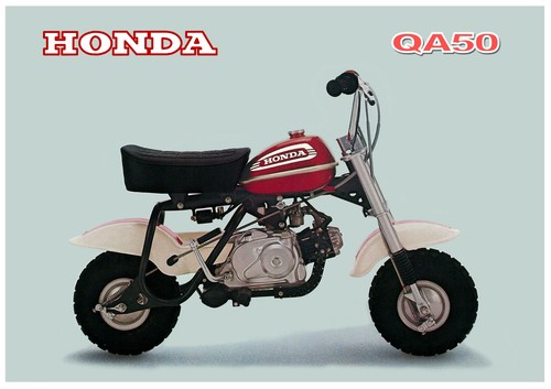 Honda poster classic qa50 - honda,
