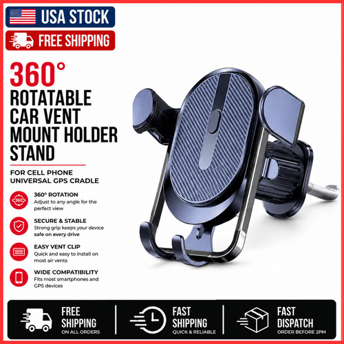 360 rotatable car vent mount - rotatable,
