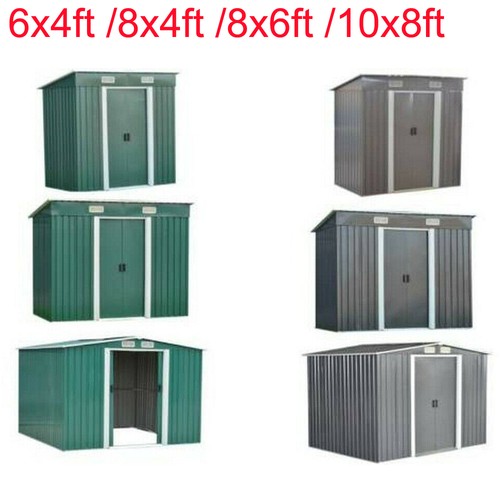 Garden metal shed pent apex - garden, pent/apex