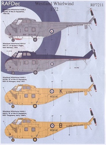 Rafdec raf7211 westland - raf7211, 1:72