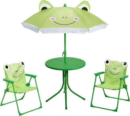 Kids frog garden table chairs - kids,