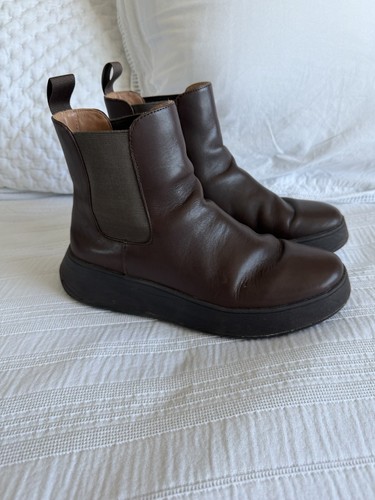 Fitflop brown leather pull - fitflop,