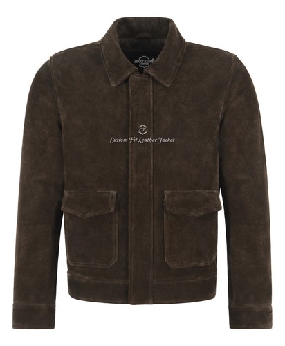 Men calf suede - calf, leather