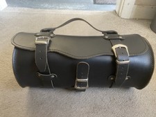 Leather Motorcycle Tool Roll Rack Bag