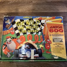 Amiga A600 The Wild The Weird & The Wicked boxed Tested 