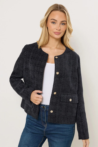 Women boucle button up - boucle,