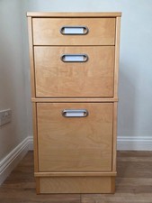 Ikea Effektiv office cabinet with suspended file rails. 