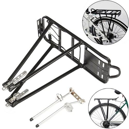 Alloy rear bicycle pannier - alloy,