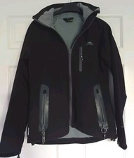 Trespass Jacket TP75 Ladies Black Lined Technical Performance - Size S Excellent