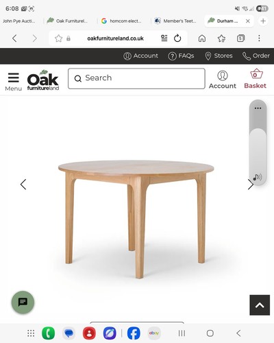 Oak round dining - oak,