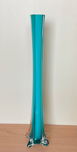 Vintage tall trumpet glass - vintage,