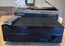 Black yamaha receiver - black,