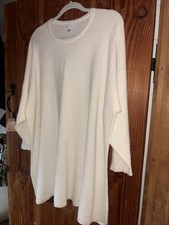 Eskandar Cream Round Neck Top