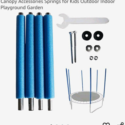 Trampoline enclosure net poles - trampoline,