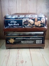 Vintage Nevco Wooden Spice
