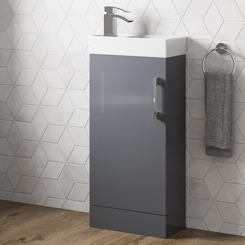 Cloakroom freestanding vanity - freestanding,