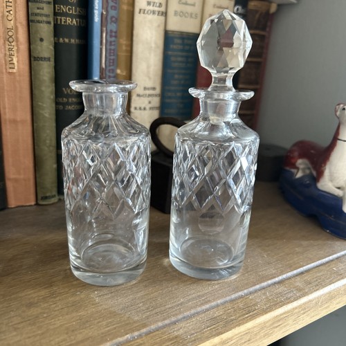 Antique pair miniature cut - of,