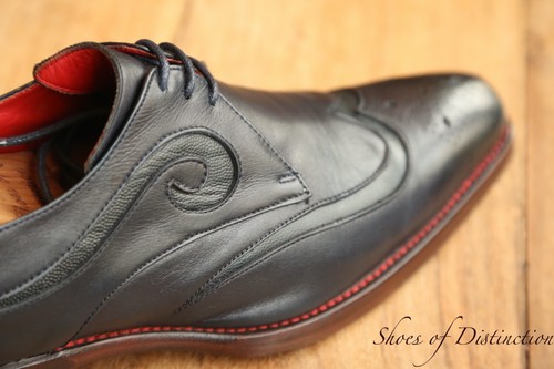 Jeffery west navy blue leather - jeffery,