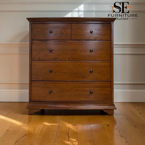 Solid dark oak - drawer, chest