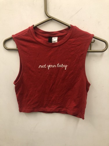 Ladies red not your baby - red,