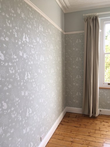 Child nursery wallpaper - child,
