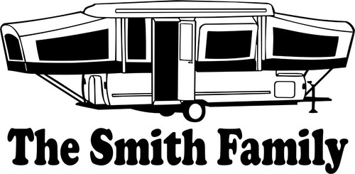Custom camping pop - camping, up