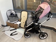 Bugaboo Fox 2 pram stroller Pink/grey melange (including baby carrycot)