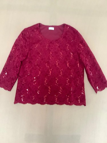 Easter burgundy floral - , lace