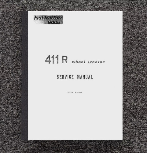 411 wheel tractor workshop - 411,