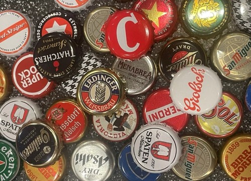 200 assorted bottle tops - assorted,
