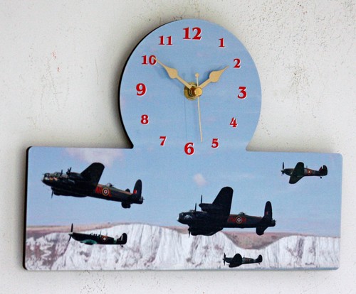 Classic ww2 planes wall clock - ww2,