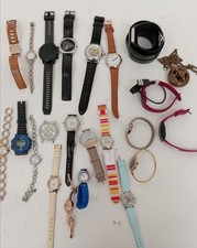 Wristwatch Bundle Job Lot x23 Fossil Lorus Ravel Playboy Vialli Ciro Watches