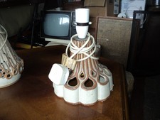 pair of vintage shelf pottery