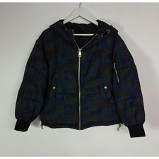Zara Camo Puffer Jacket Size S