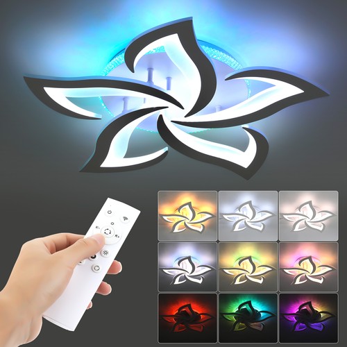 Led ceiling light - light, flower
