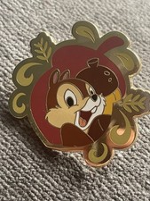Disney Pin Chip & Dale 80th Anniversary Limited Release Mystery Holding Acorns