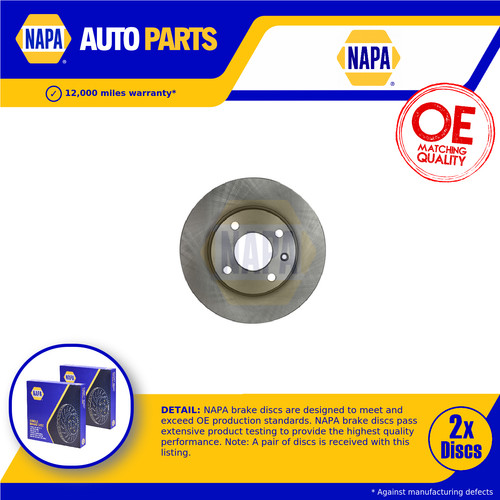 Brake discs pair vented - 2x,