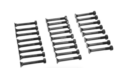 Plough bolt with - , nut