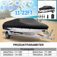 NEW Boat Cover 11-22FT Heavy